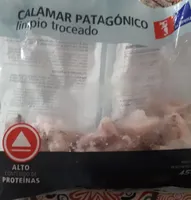 Calamar patagónico limpio troceado