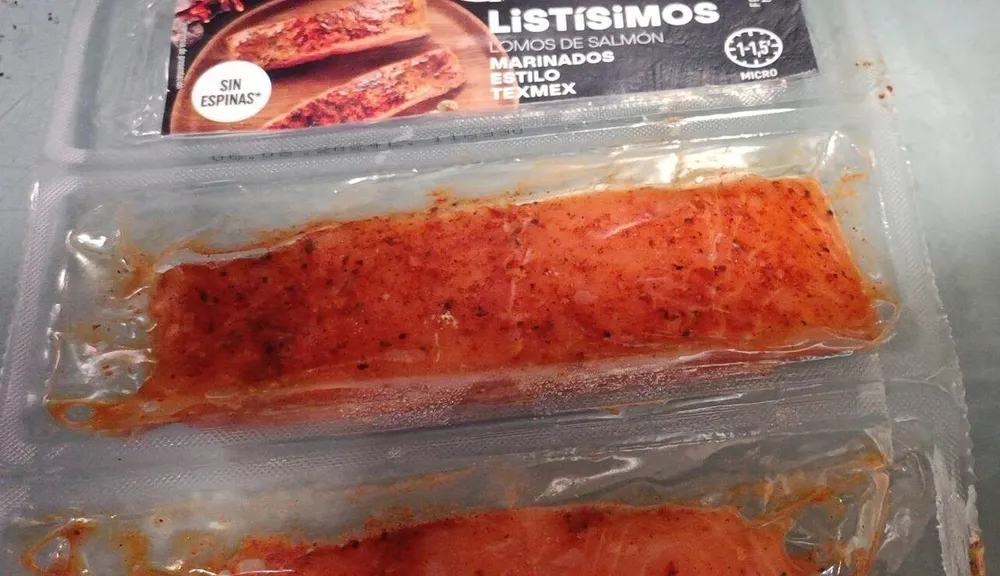 Listísimos Lomos de Salmón Marinados estilo Tex Mex