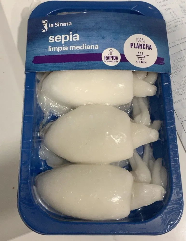 Sepia limpia mediana