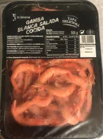 Gamba blanca salada cocida