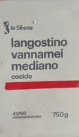 Langostino vannamei cocido