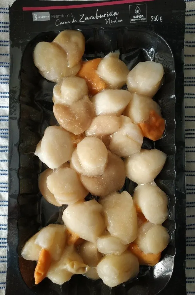 Carne de zamburiña nórdica