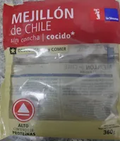 Mejillón de Chile cocido sin concha
