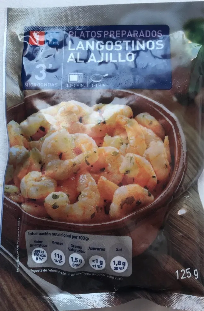 Langostinos al ajillo