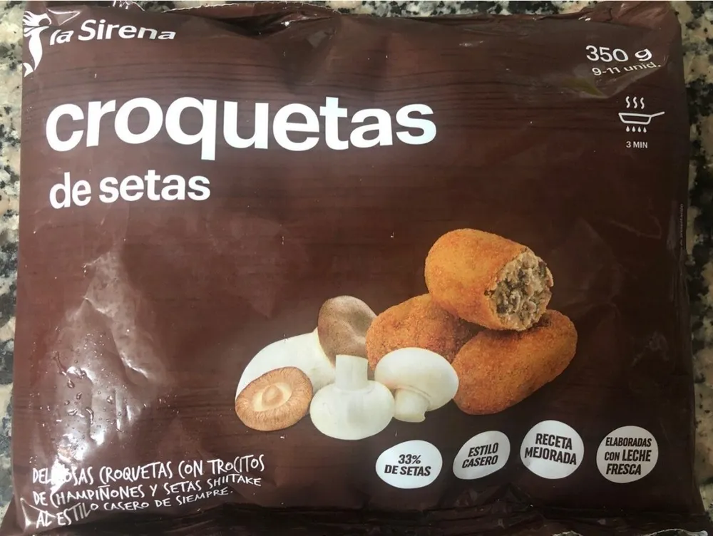 Croquetas de setas