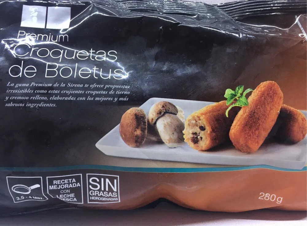 Croquetas de boletus