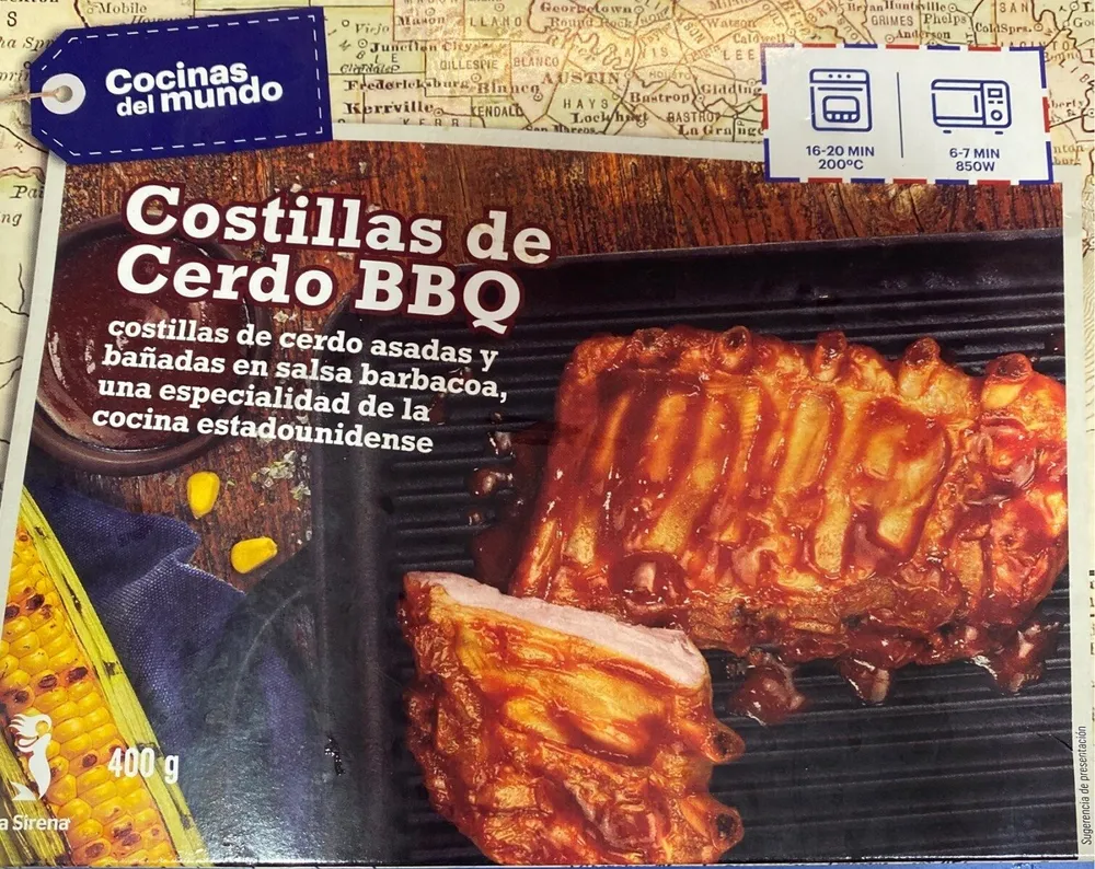 Costillas de cerdo BBQ