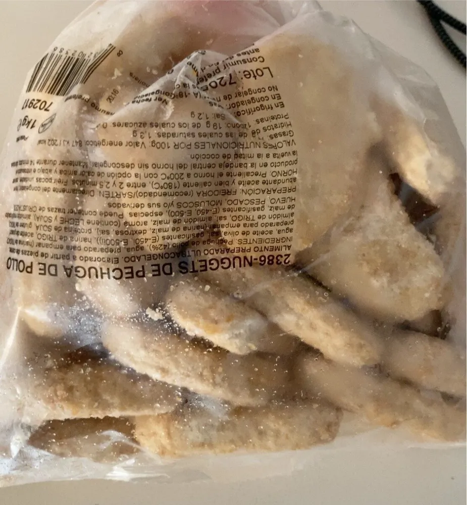Nuggets de pechuga de pollo