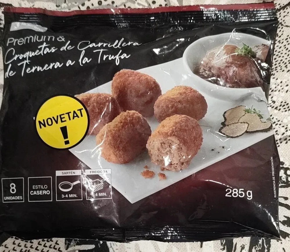 Croquetas de carrillera de ternera a la trufa