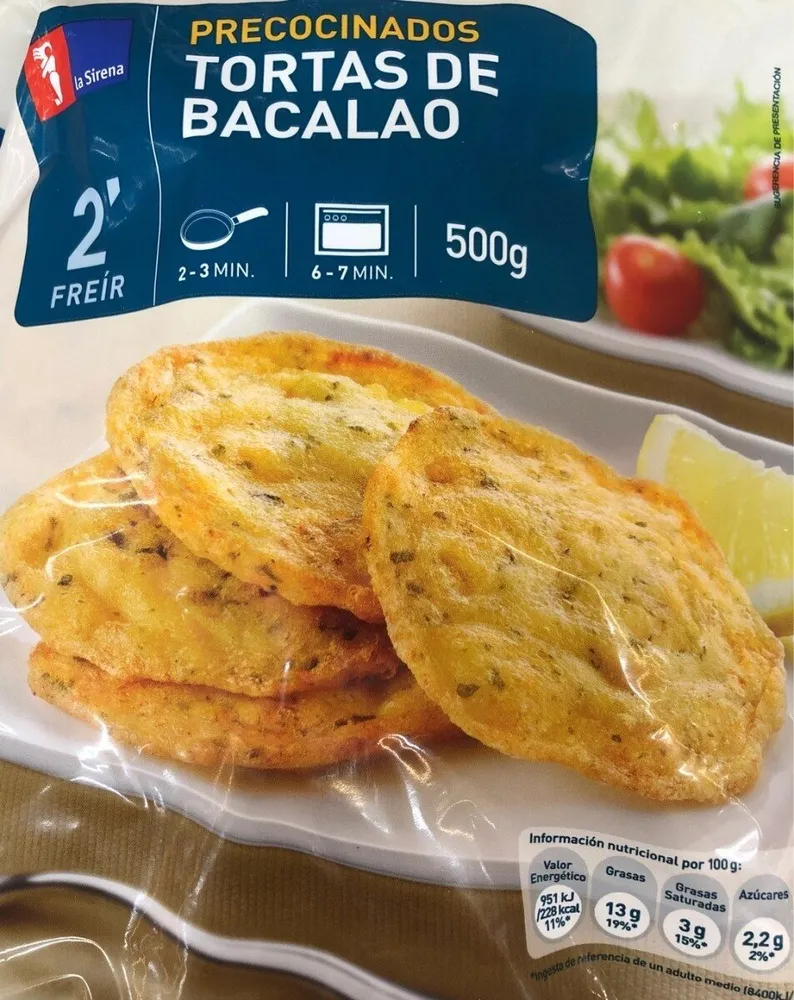 Tortas de bacalao