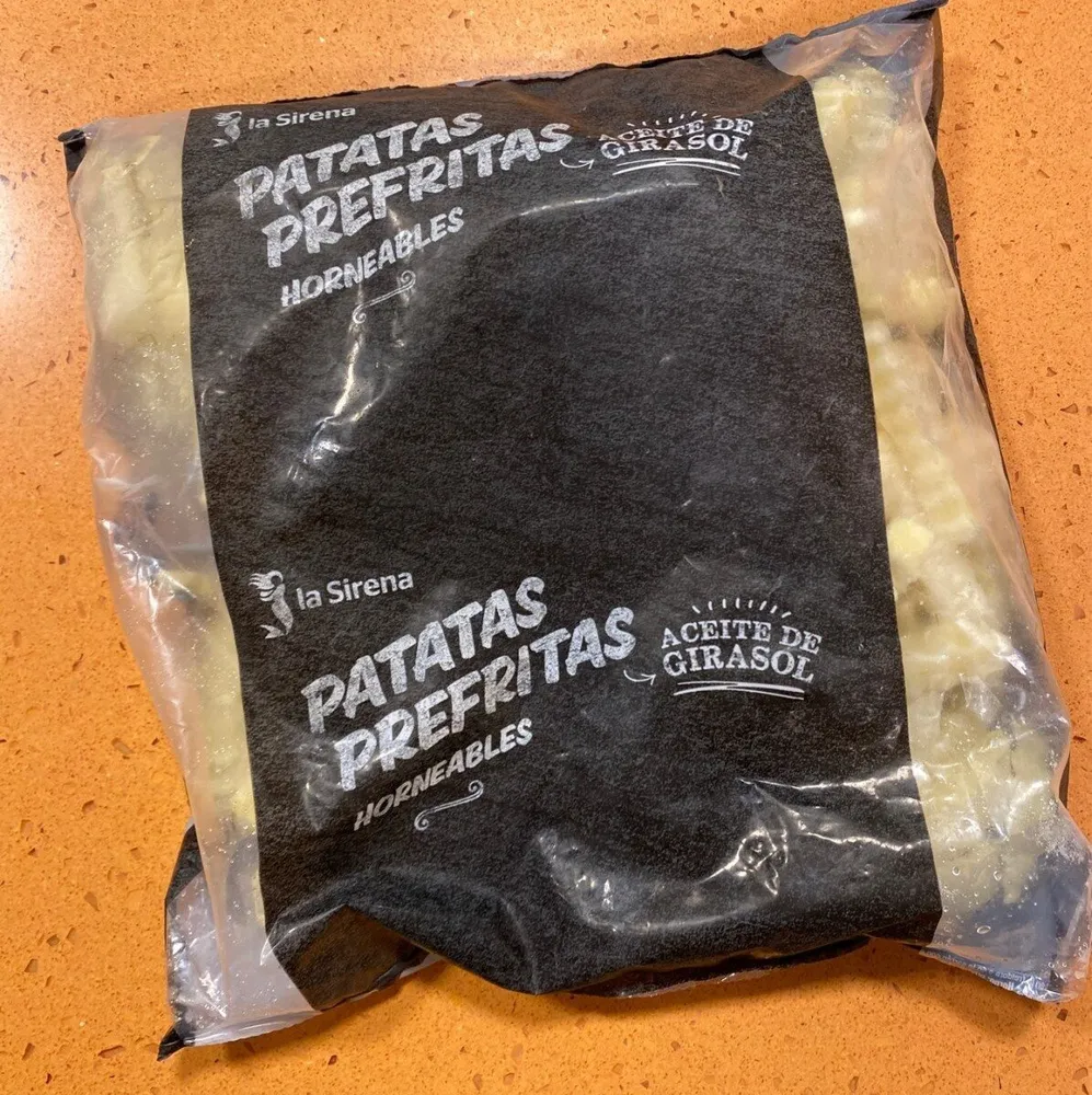 Patatas prefritas horneables