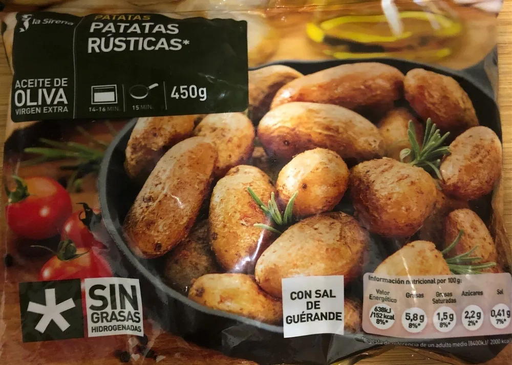 Patatas rústicas
