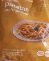 Patatas prefritas finas