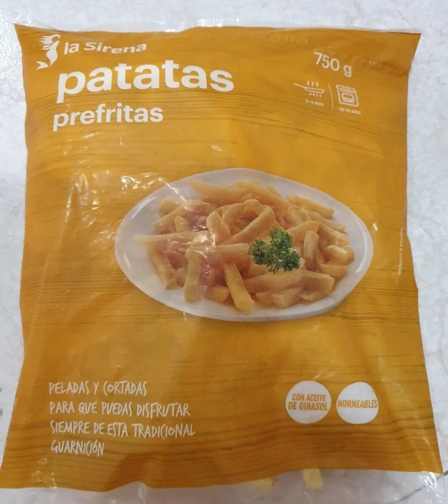 Patatas prefritas
