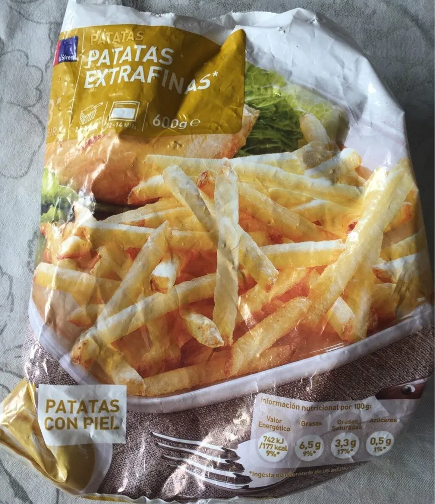 Patatas extrafinas