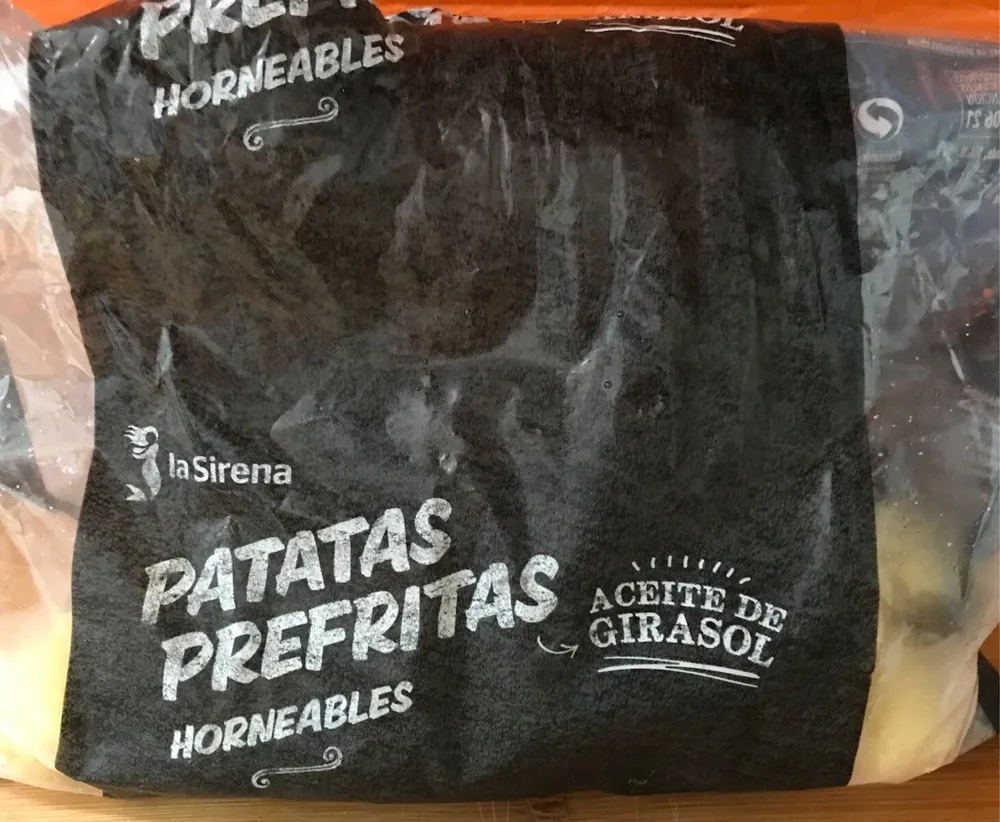 Patatas prefritas horneables