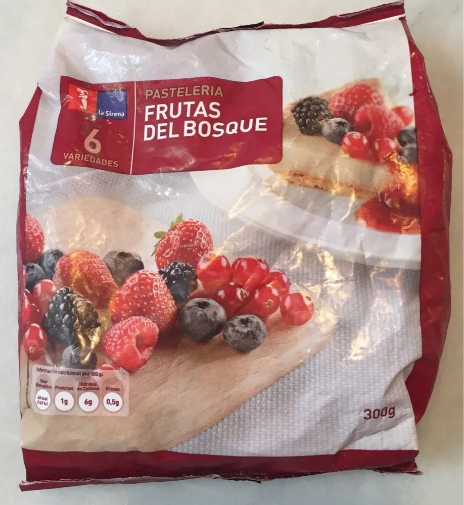 Frutas del bosque congeladas