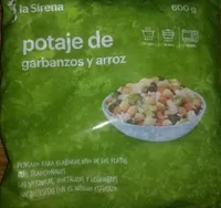 Potaje de garbanzos y arroz