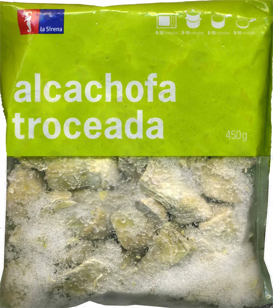 Alcachofas troceadas
