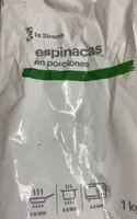 Espinacas en porciones
