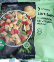 Guarnición de verduras asadas