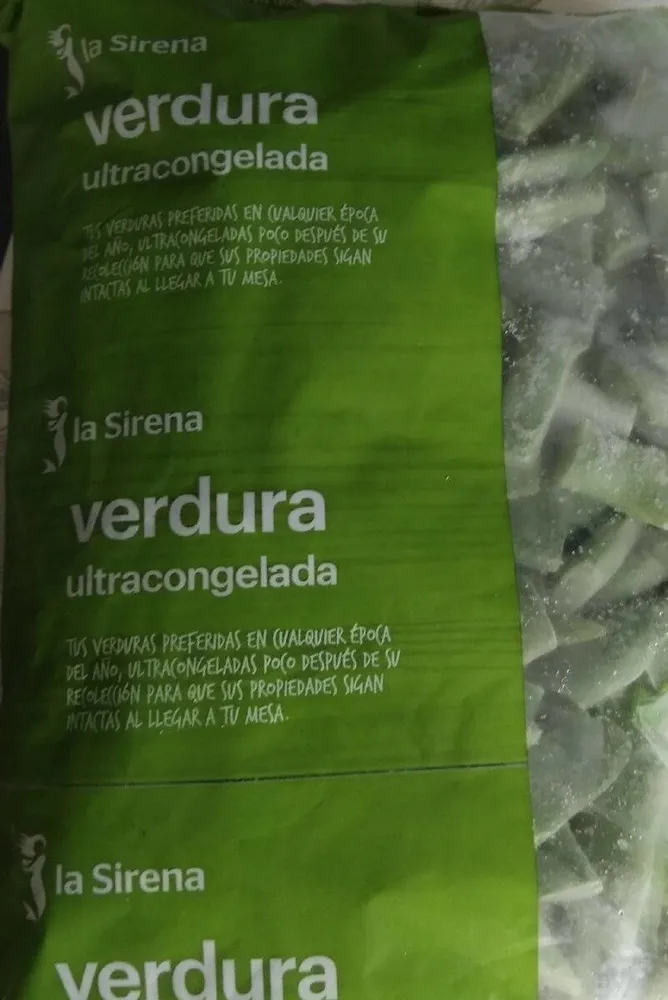 Judía ultracongelada