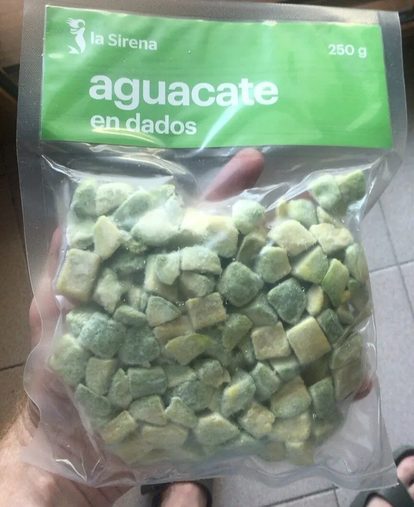 Aguacate en dados