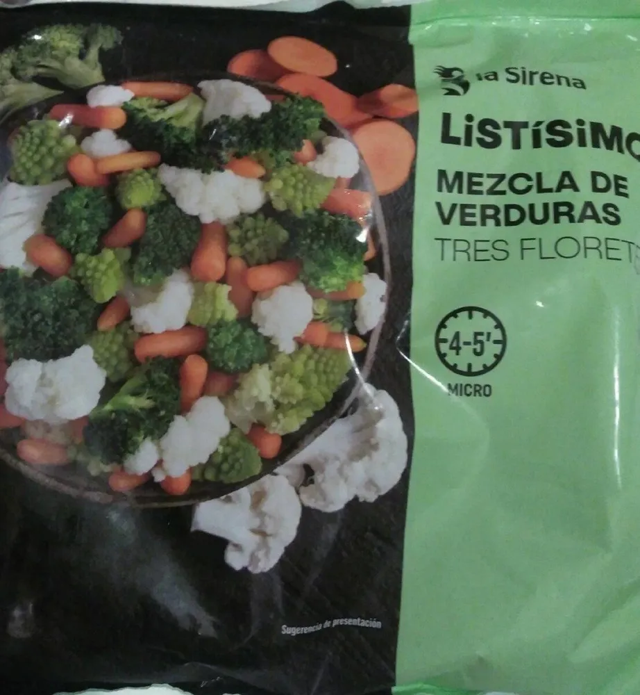 Mezcla de verduras Tres Floretes