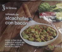 Salteado de alcachofas con bacon