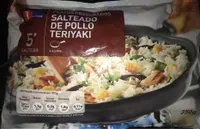 Salteado de pollo teriyaki