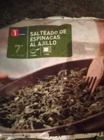 Salteado de espinacas al ajillo