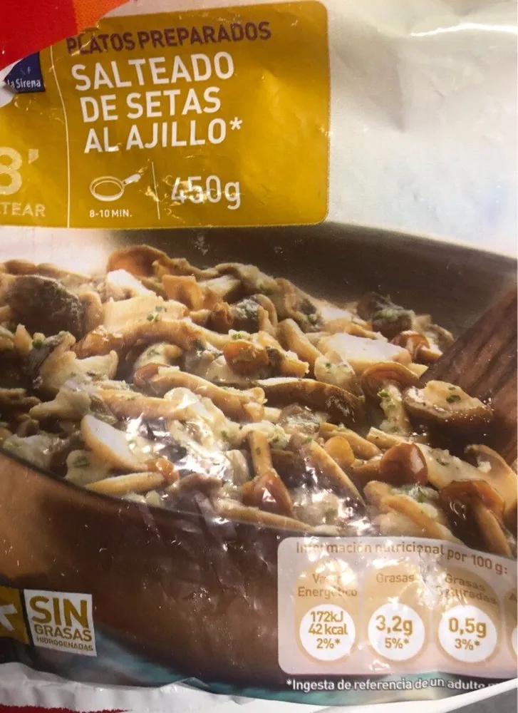 Salteado de Setas al Ajillo