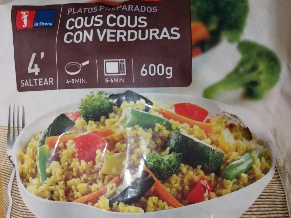 Cous cous con verduras