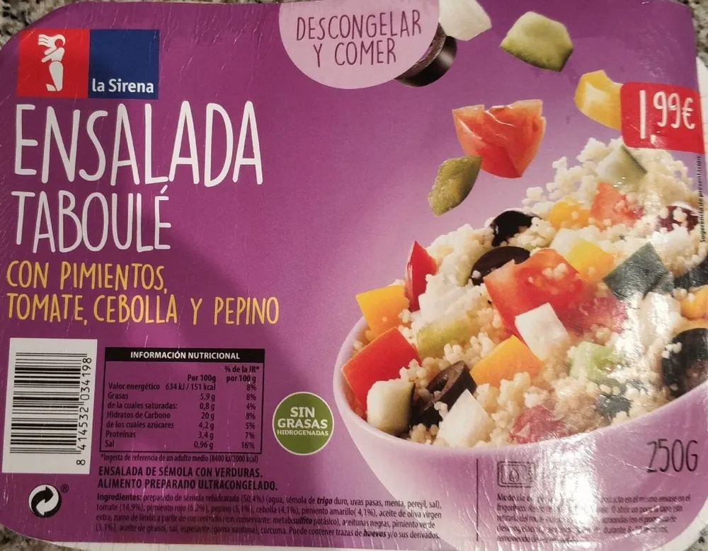Ensalada taboulé