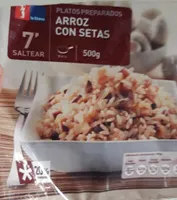Arroz con setas