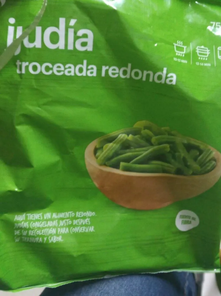 Judía troceada redonda