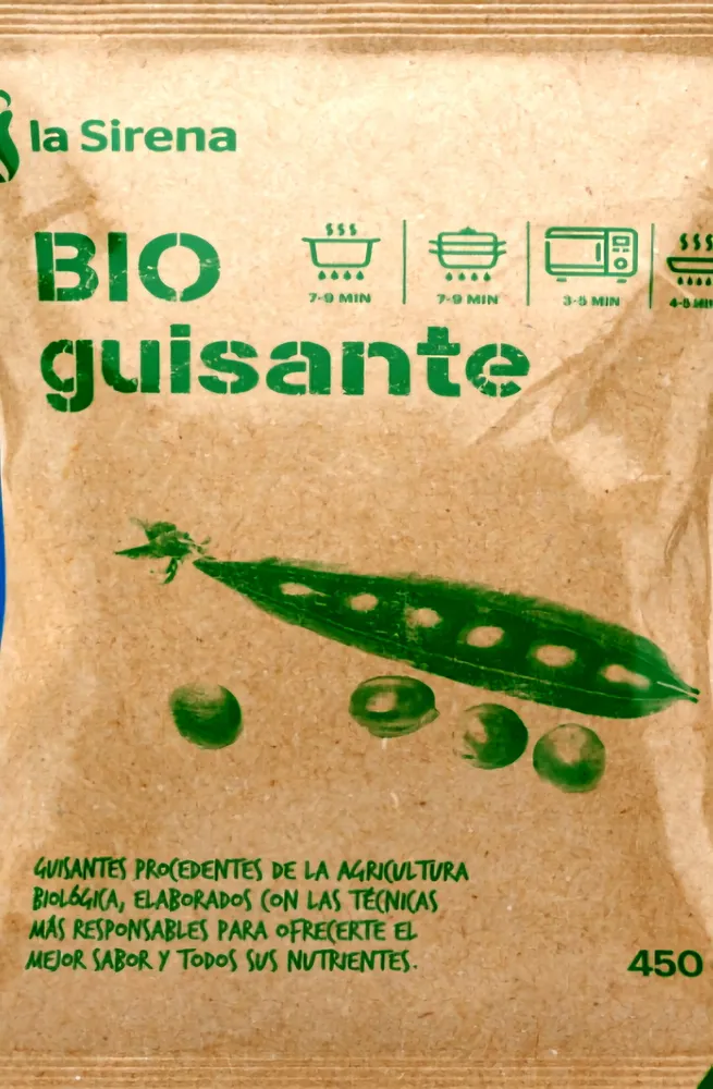 Guisantes, Congelados