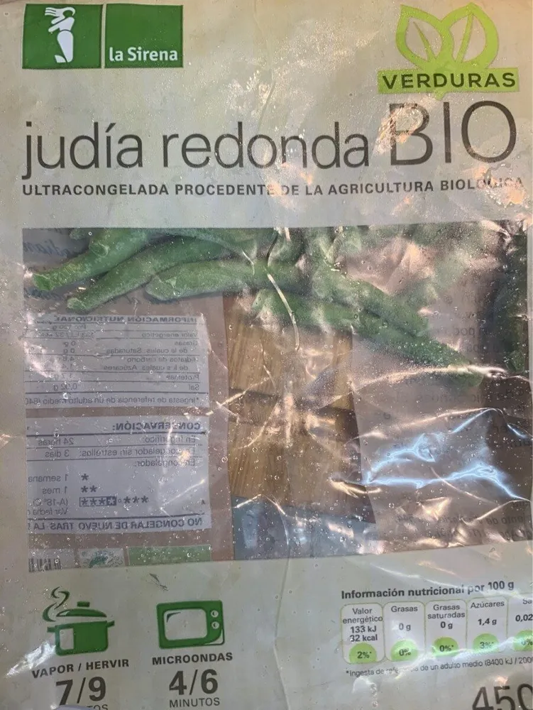 Judía redonda bio