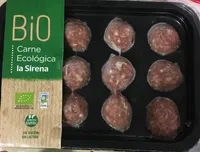 Albóndigas de carne de vacuno y cerdo ecológicas