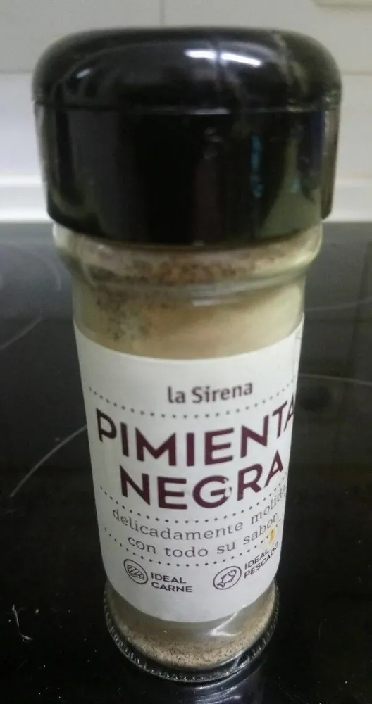 Pimienta negra molida