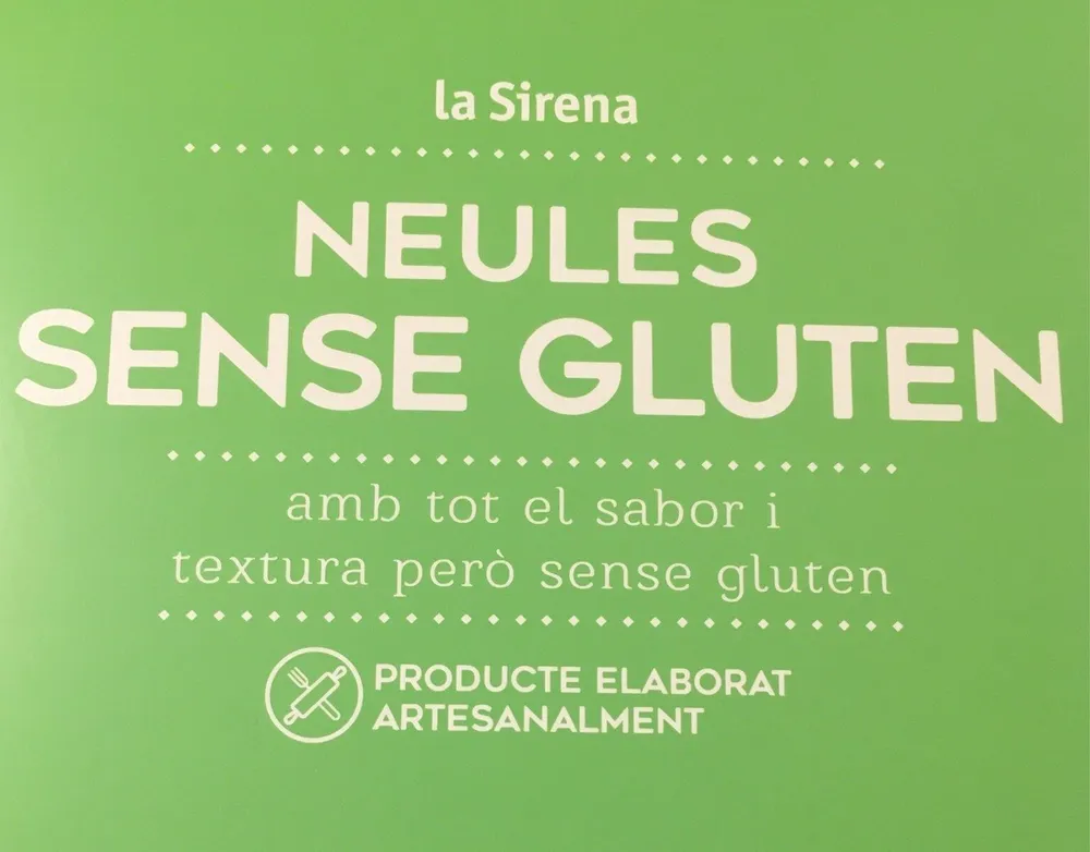 Barquillos sin gluten