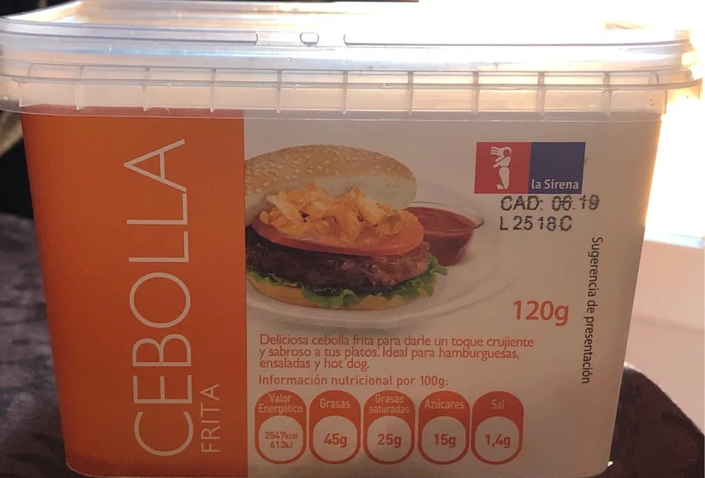 Cebolla frita