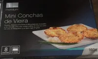 Mini conchas de vieira