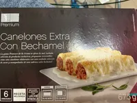 Canelones extra con bechamel