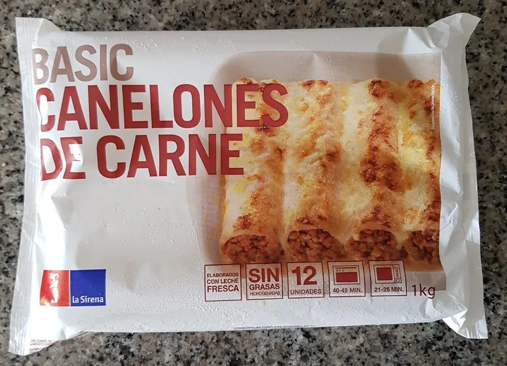 Canelones de carne