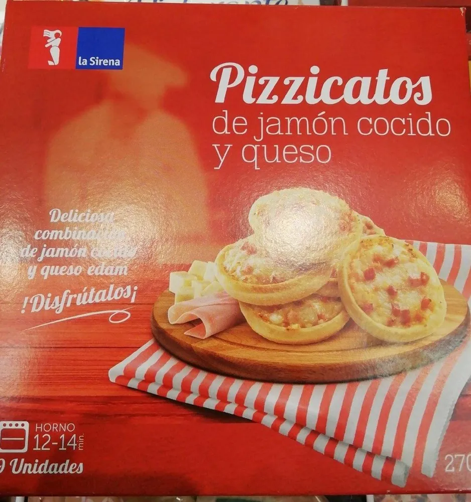 Pizzicatos de jamón y queso