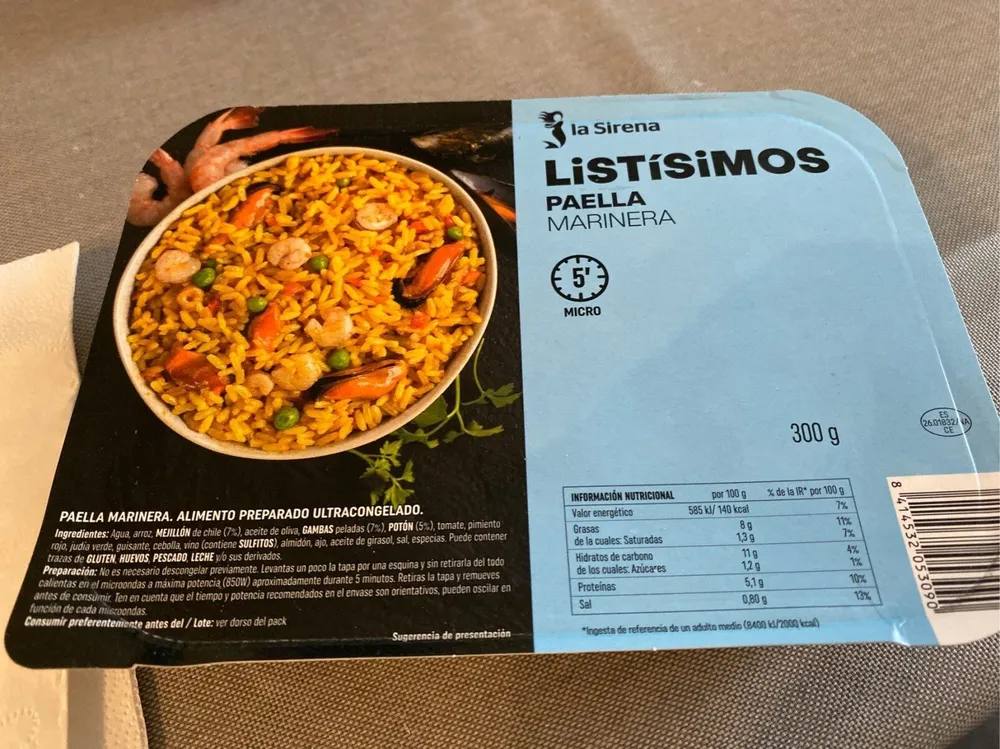 Paella marinera