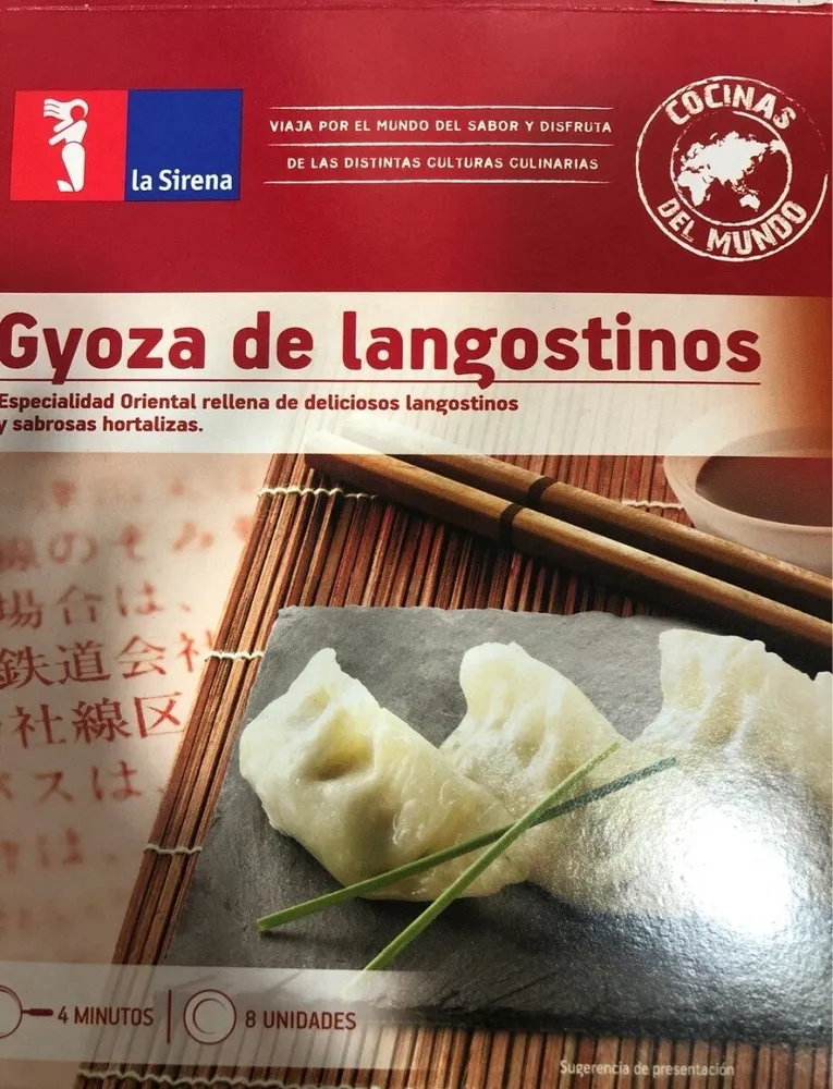 Gyoza de langostinos