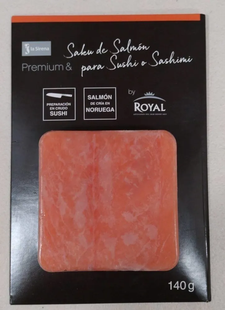 Sashimi de salmón