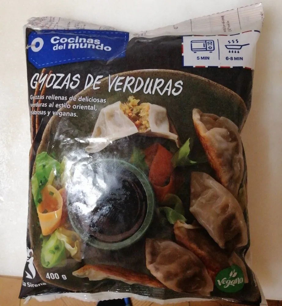 Gyozas de verduras